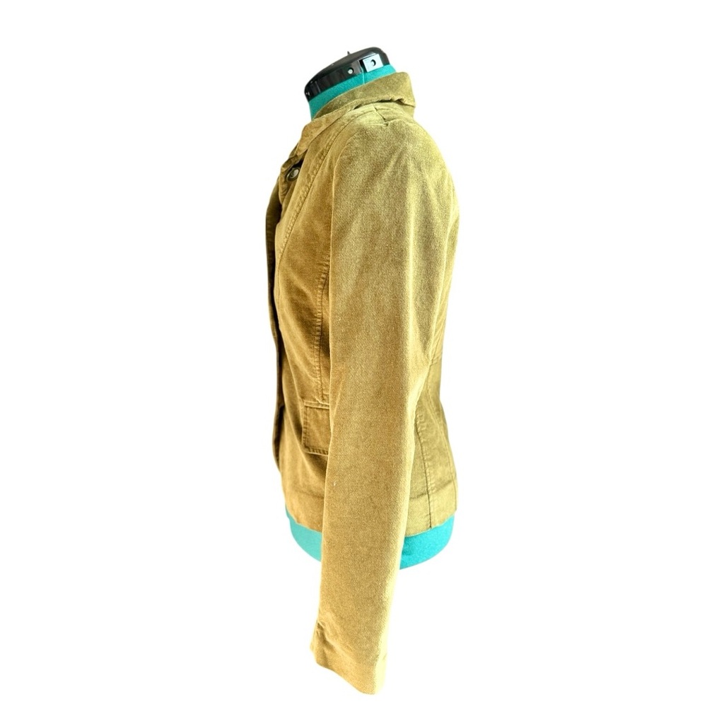 Fossil Fir Green Velvet Women's Blazer - Picture 4 of 9